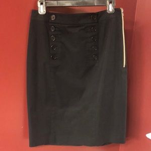 Navy Ann Taylor pencil skirt